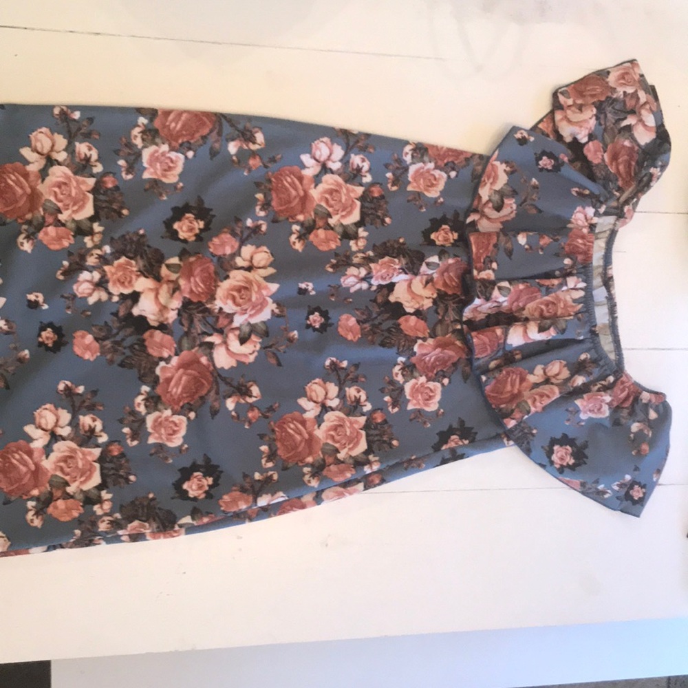 Piphany Off The Shoulder Ruffle Dress